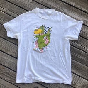 VTG  cartoon dancing ballerina dinosaur T 🩰